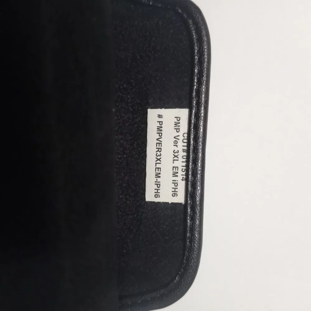 Nwt Turtleback Vertical phone protector Samsung lush Belt Clip Leather Black 3xl